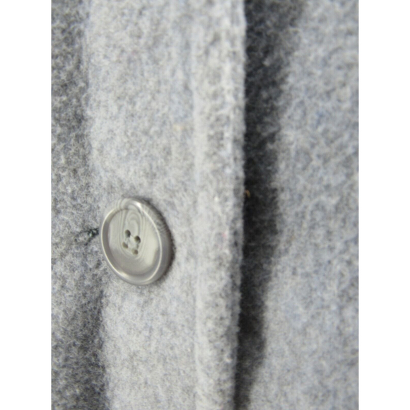 London Fog Women's trench coat Gray size 14 wool blend - Picture 2 of 12